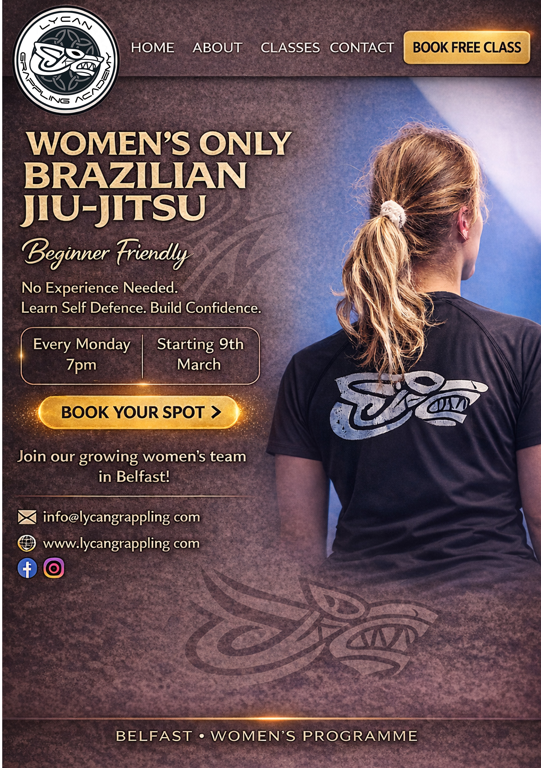 Lycan Grappling Academy Women’s Only Brazilian Jiu-Jitsu